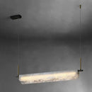 Axya Marble Strip LED Chandelier: Modern Minimalist Luxury for Hotel, Restaurant, or Bar