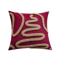 Axyaa Christmas Tree Embroidered Pillow Cover - Decorative Jacquard Cushion for Bedroom