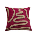Axyaa Christmas Tree Jacquard Embroidery Pillow Cover - Festive Bedroom Decor