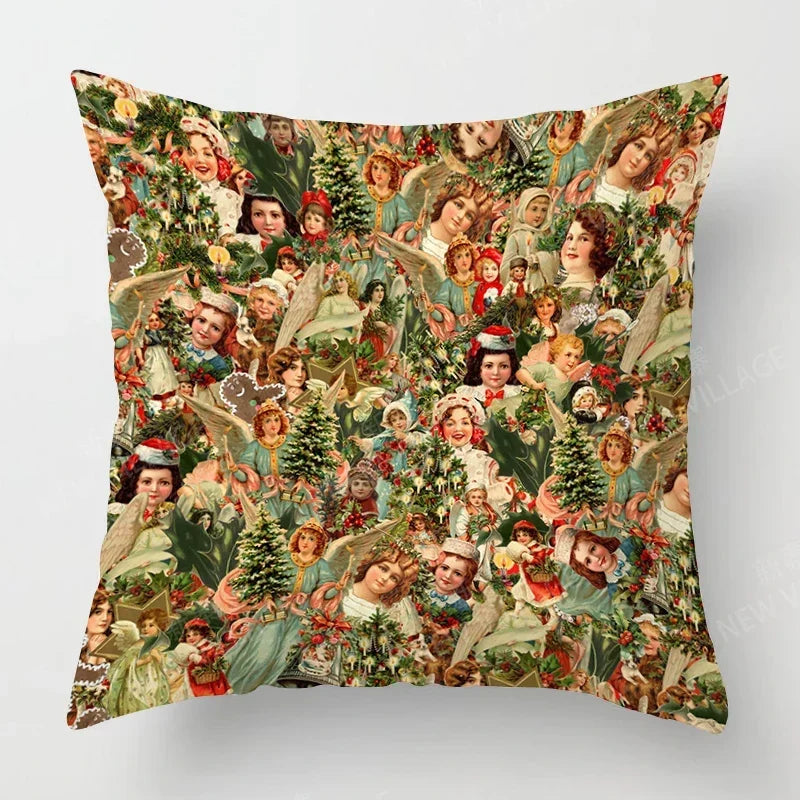 Axyaa Christmas Series Pillowcases for Festive Home Decor 40x40 50x50 60x60
