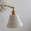 Axyaa Copper Ceramic LED Wall Lamp with Pull Chain Switch, Stair Living Room Decor