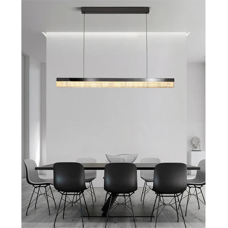 Axyaa Copper Minimalist Chandelier for Dining Table, Bar Counter, High-End Design