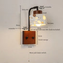 Axyaa Mid Century Modern LED Wall Lights Living Room Bedroom Lamp