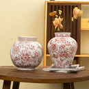 Axyaa Blue White Porcelain Ceramic Vases High-Temperature Fired Ornaments
