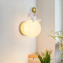 Axya Modern Astronaut Rabbit Wall Lamp for Kids Room and Study Decor