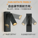 Axyaa Rotatable 3W Warm LED Wall Lamp for Bedroom, Living Room, and Corridor