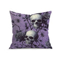 Axyaa Halloween Skull & Ghost Pillow Covers for Sofa Bedroom Car