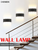 Axyaa LED Wall Light Fixture for Indoor and Outdoor Home Decor