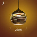 Axyaa Fireworks Glass Pendant Lights for Modern Living Room Decor