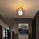 Axyaa Industrial Wire Cage Ceiling Lamp for Kitchen Living Room Bar Restaurant