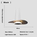 Axyaa Nordic UFO LED Chandelier for Restaurant Bar Hotel Deco Art Indoor Lighting