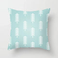 Modern Geometry Print Pillow Case for Home Decor by Axyaa - Mint Green Pillow Cover