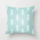 Modern Geometry Print Pillow Case for Home Decor by Axyaa - Mint Green Pillow Cover
