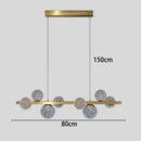 Axyaa Nordic Glass Chandelier Pendant Lamp for Dining Room Lighting