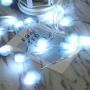Axya Heart LED String Lights Pink Purple