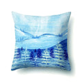 Axyaa Winter Snow Scene Print Pillow Cover 45X45CM