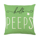 Easter Bunny Eggs Pillowcase 45x45cm Linen Pillow Covers, Axyaa Home Decor Brand