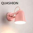 Nordic Macaron LED Wall Lamp by Axyaa - Adjustable Lighting Sconces for Home Decors