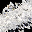 Axyaa Crystal Chandelier for Living Room - Modern Indoor Lighting Fixture