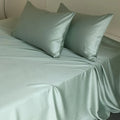 Axyaa Mulberry Silk Bed Sheet Set Queen King Ultra Soft High End Bedding