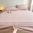 Axyaa Coral Velvet Fitted Sheet - Winter Warm Mattress Cover - Single/Queen/King Size