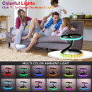 Axyaa Adjustable Height RGB LED Corner Floor Lamp with Remote Control