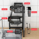 Axyaa Corner Storage Shelves & Sink Organizer - Kitchen Accessories