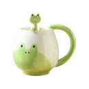 Axyaa Cute Frog Ceramic Mug Creative Drinkware