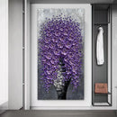 Axyaa Modern LED Flower Canvas Wall Art for Living Room Home Decor