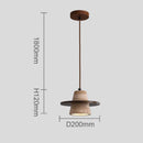 Axyaa Hat Shaped Stone Dining Pendant Lamp