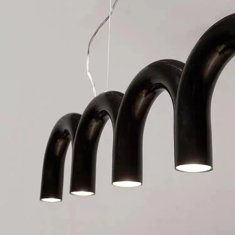 Axyaa Modern Art LED Chandelier Nordic Arch Pendant Lamp