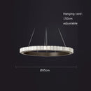 Axyaa Round Gold Black Marble Pendant Lamp Luxe Designer Hanging Light