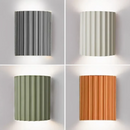Axyaa Macaron Resin LED Wall Lamp for Entryway, Living Rooms, Bedrooms, Study