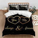Axyaa Cartoon Animal Print Quilt Cover Set - Quilt Cover and Pillowcase