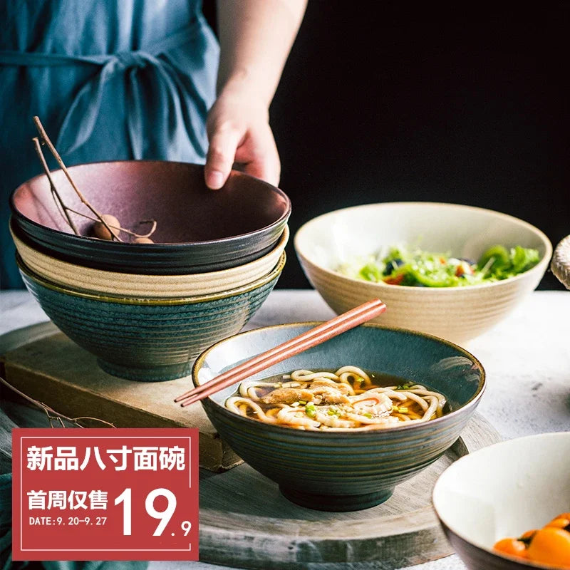 Axya Ceramic Ramen Bowl Set