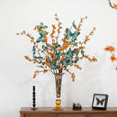 Axyaa Tall Glass Vase: Modern Living Room & Hotel Decoration