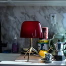Nordic Glass Three Leg LED Desk Lamp for Study, Bedroom, Living Room by Axyaa