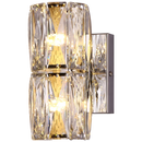 Axyaa Luxury Crystal Wall Lamp for Living Room & Bedroom