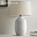 Axyaa Japanese Coarse Pottery Table Lamp, Modern New Chinese Style for Living Room