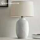 Axyaa Coarse Pottery Japanese Table Lamp, New Chinese Style, Simple Modern Design