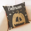 Axyaa Halloween Pillow Cover in European Linen for Spooky Fun
