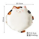 Axyaa Cartoon Cat Ceramic Tableware Set