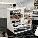 Axyaa Rotating Makeup Organizer with Drawers - Stationery Storage Box for Vanity