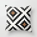 Axyaa Wood Background Mable Tribal Print Cushion Cover - Home Sofa Decor