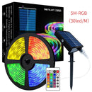 Axyaa Solar LED Strip Light: 8 Modes, Colorful Fairy Lights, Outdoor IP67 Waterproof
