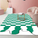 Axyaa Soft Crystal Fleece Area Rug | Elegant Anti-Slip Living Room Carpet