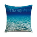 Axyaa Ocean Harmony Fall Pattern Cushion Cover for Sofa Bedroom Car