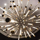 Axyaa Modern Luxury LED Chandelier for Staircase and Living Room Large Decorative Light Fixture