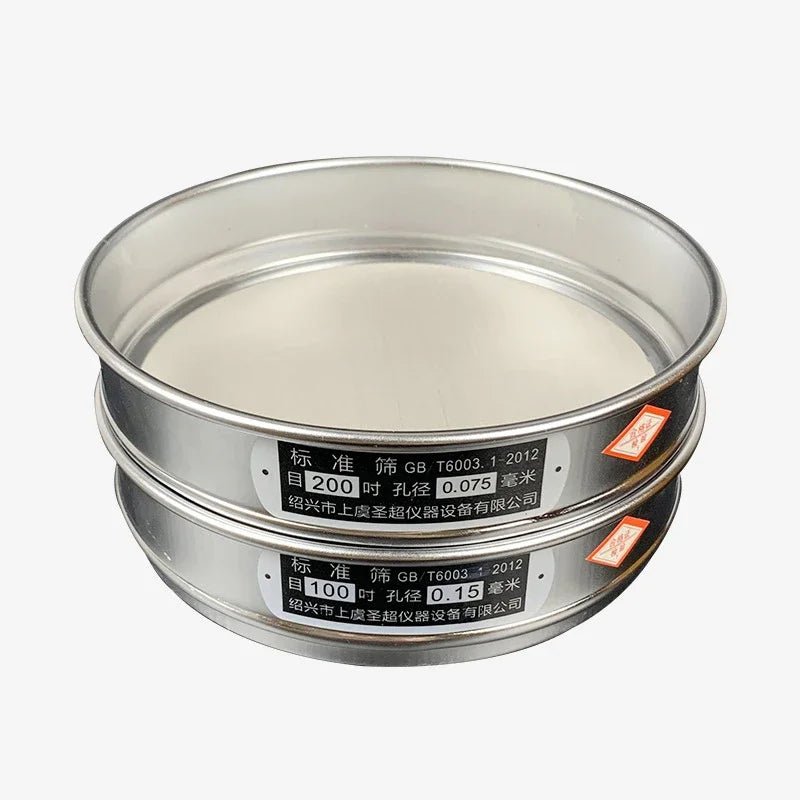 Axya 304 Stainless Steel Lab Powder Sieve Mesh 325-2000, Particle Separation Flour Screen