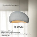 Axyaa Nordic Wabi Sabi E27 Chandelier - LED Pendant Lights for Home Decor
